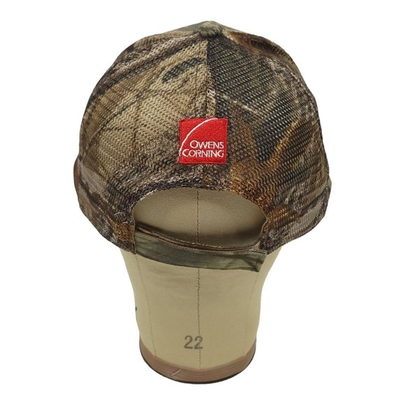 Service Partners Central Realtree Mesh Strapback Cap Trucker Owens Corning Hat - Picture 4 of 12